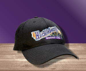 Huckleberry Hucks classic ballcap with Huckleberry's logo on it.